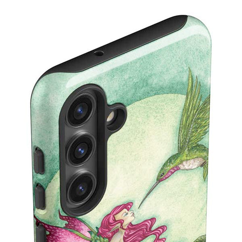 Flirting Fairy and Hummingbird by Amy Brown Galaxy S24 Plus Impact Case